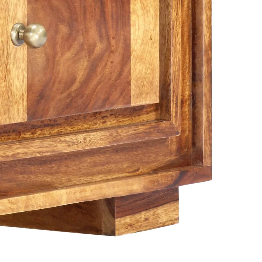 Meuble TV 118x30x40 cm Bois de Sesham massif - 6