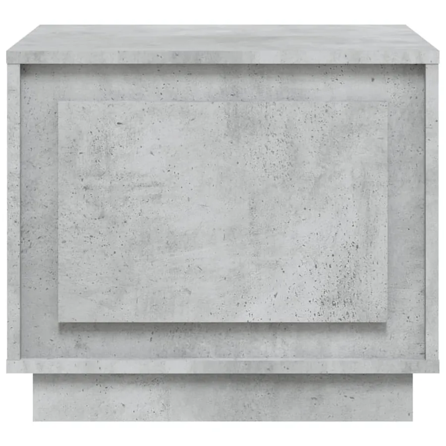 Table basse gris béton 51x50x44 cm bois d'ingénierie - 5