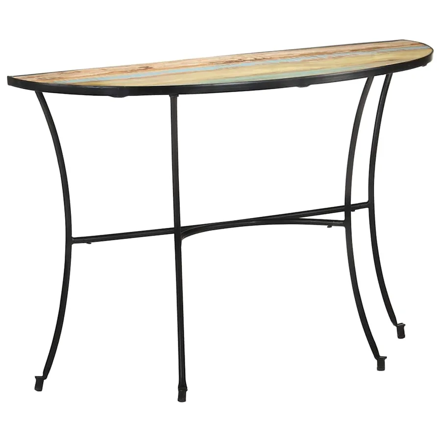 Table d'appoint 110x40x77 cm Bois de récupération massif - 11