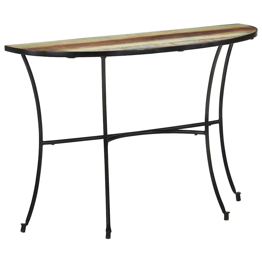Table d'appoint 110x40x77 cm Bois de récupération massif - 12