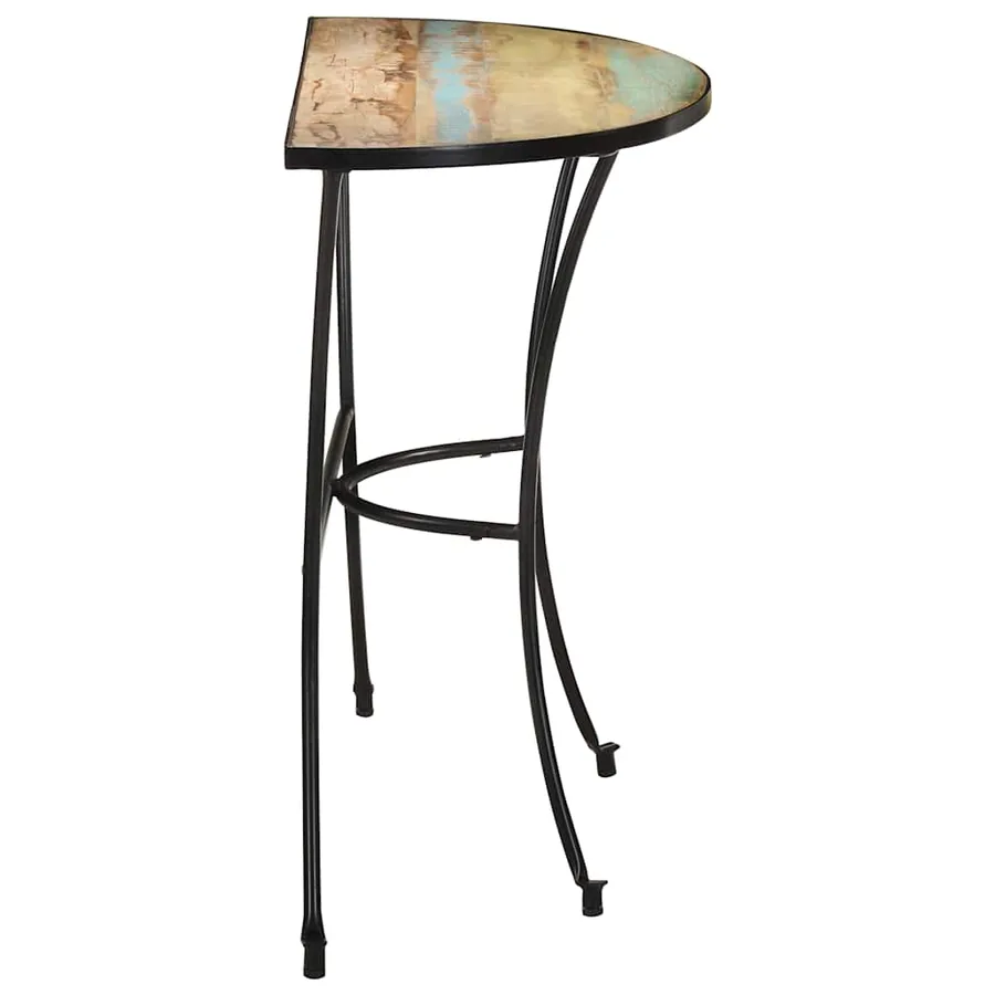 Table d'appoint 110x40x77 cm Bois de récupération massif - 3