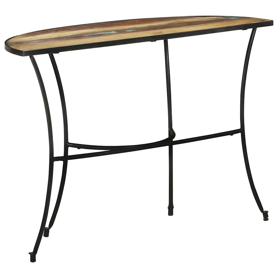 Table d'appoint 110x40x77 cm Bois de récupération massif - 4