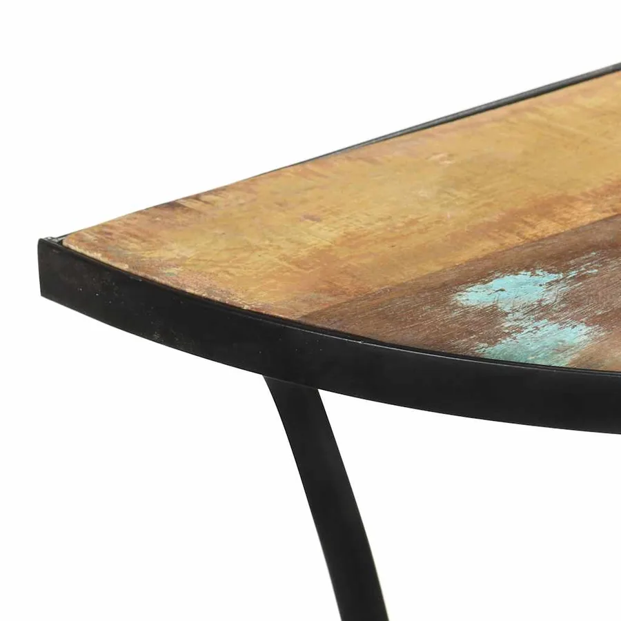 Table d'appoint 110x40x77 cm Bois de récupération massif - 6