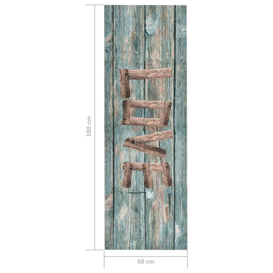 Tapis de sol de cuisine lavable Love 60x180 cm - 6