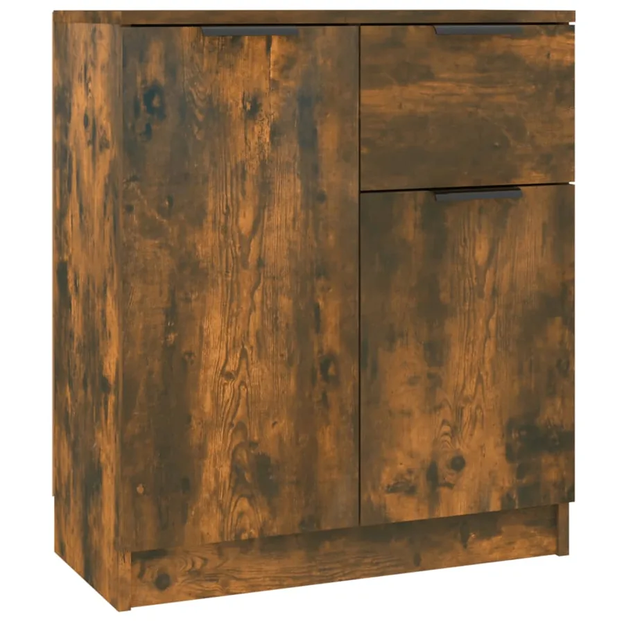 Buffet Chêne fumé 60x30x70 cm Bois d'ingénierie - 2
