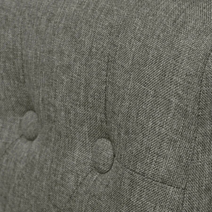 Chaises à manger lot de 2 gris clair tissu - 6
