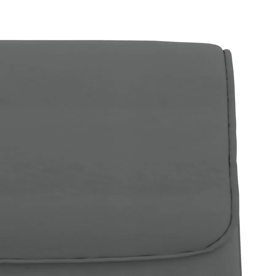 Banc Gris 100x64x80 cm Similicuir - 6