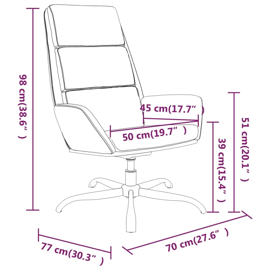 Chaise de relaxation Gris clair Velours - 8