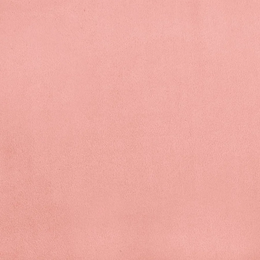 Cadre de lit à lattes rose 90x190 cm velours - 8