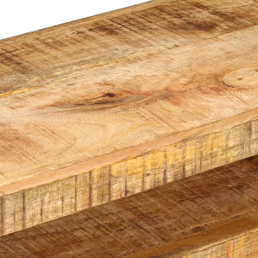 Meuble TV 110x30x40 cm Bois massif de manguier - 5