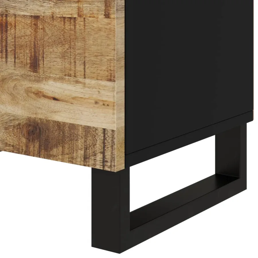 Table de chevet 50x33x60 cm Bois de manguier et d'ingénierie - 7