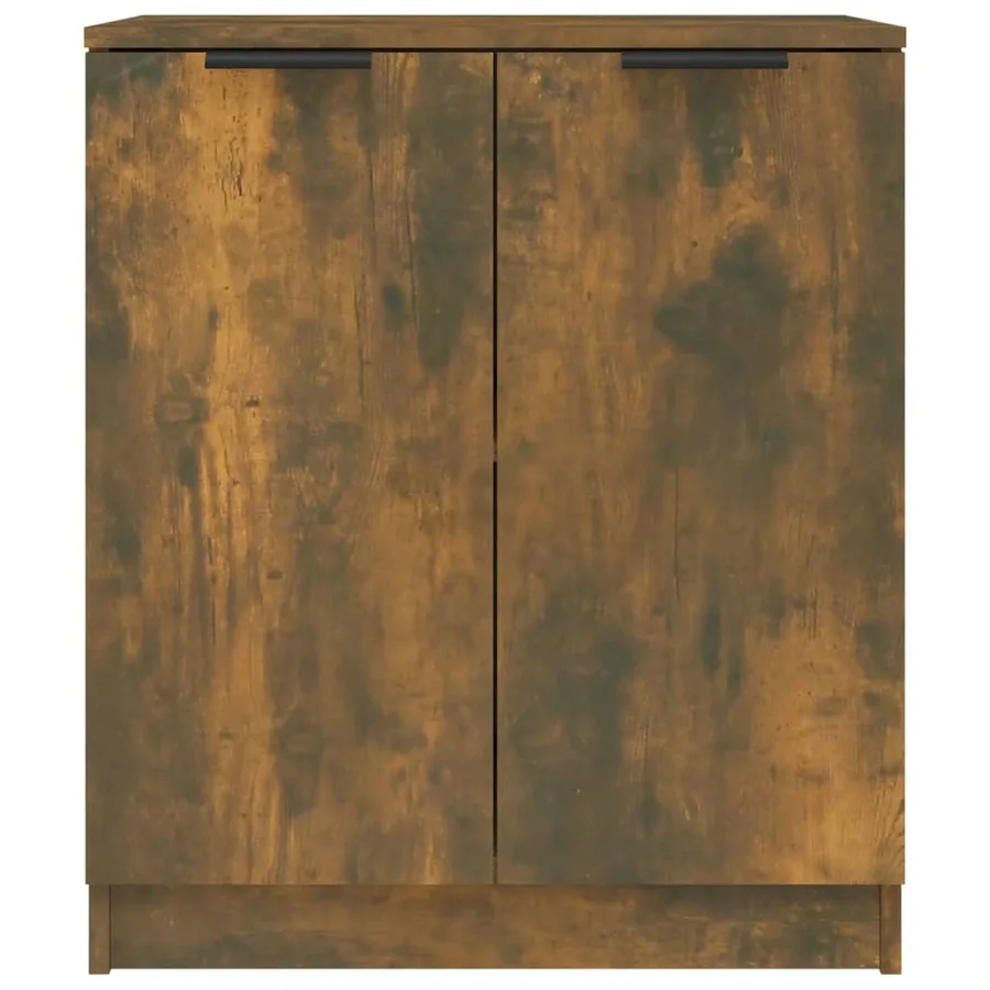 Buffets 2 pcs Chêne fumé 60x30x70 cm Bois d'ingénierie - 4