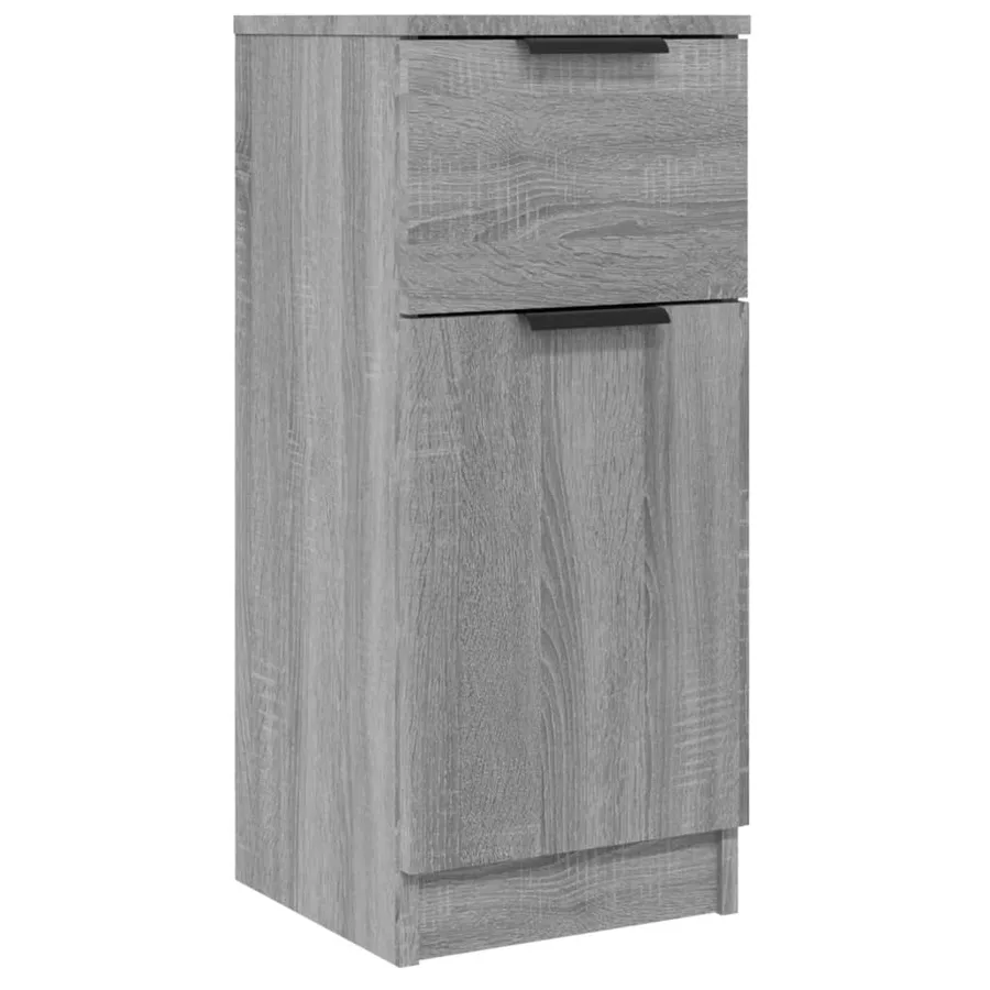 Buffet Sonoma gris 30x30x70 cm Bois d'ingénierie - 2