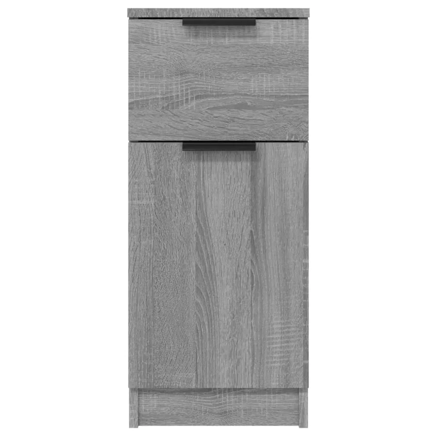Buffet Sonoma gris 30x30x70 cm Bois d'ingénierie - 4