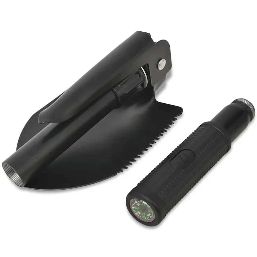 Pelle pliable Acier au carbone Noir - 2