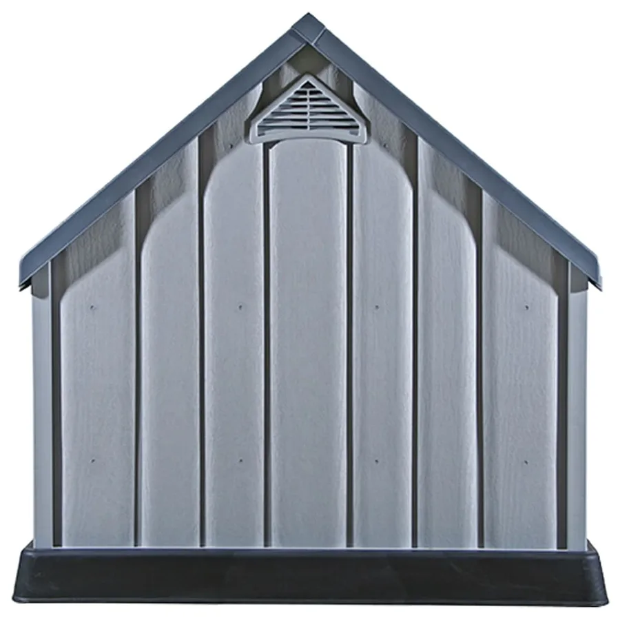 Niche pour chiens Gris 92x87x91 cm Plastique - 6