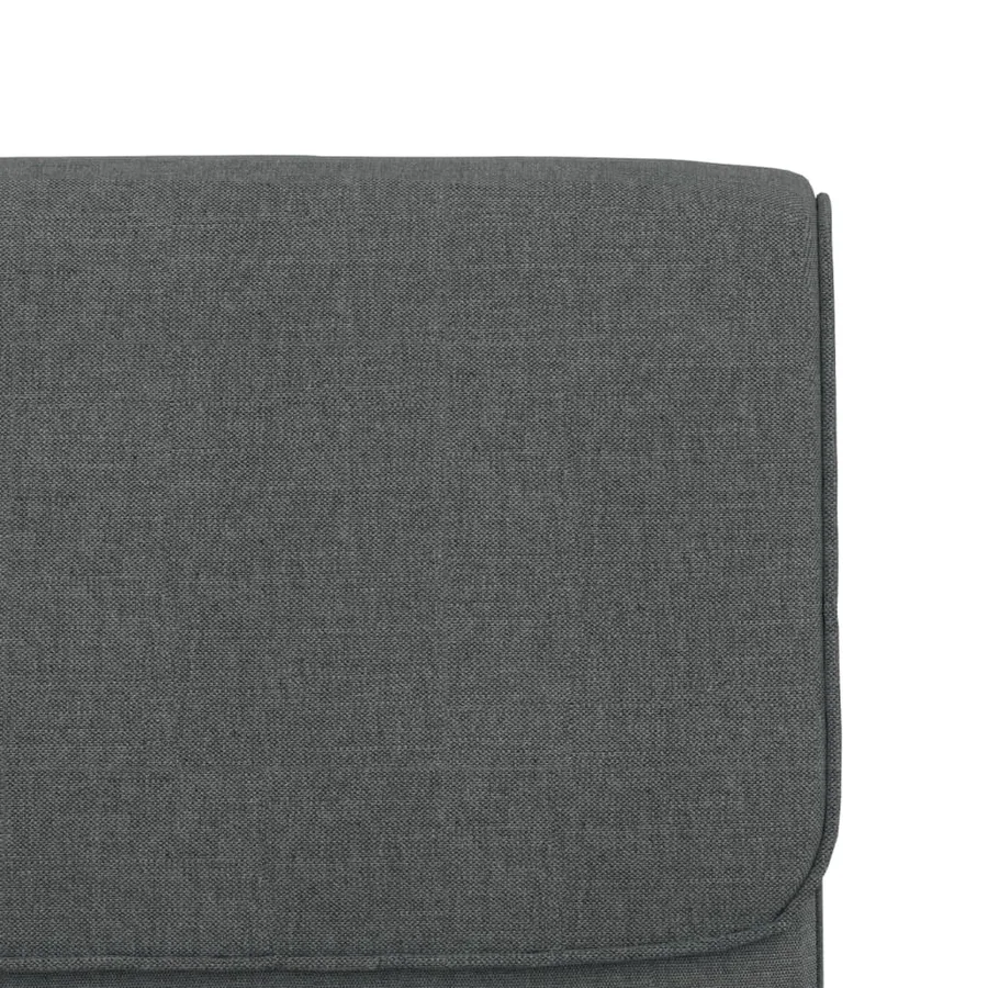 Chaise longue Gris foncé 55x64x80 cm Tissu - 6