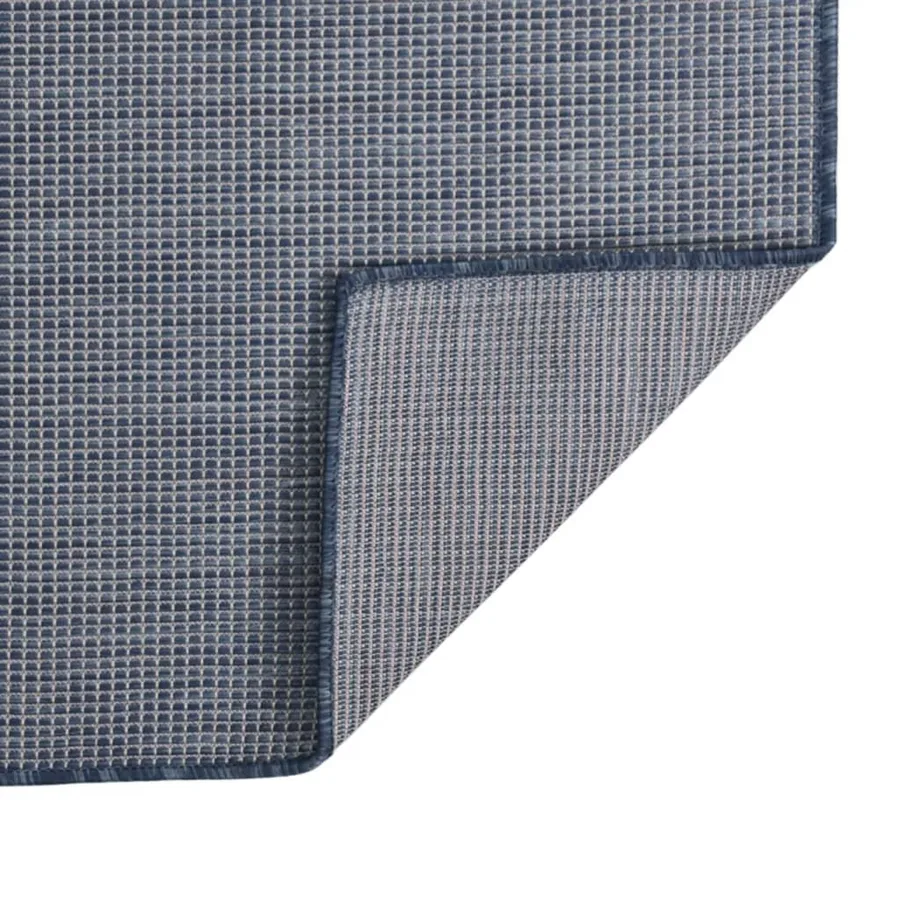 Tapis à tissage plat d'extérieur 200x280 cm Bleu - 2
