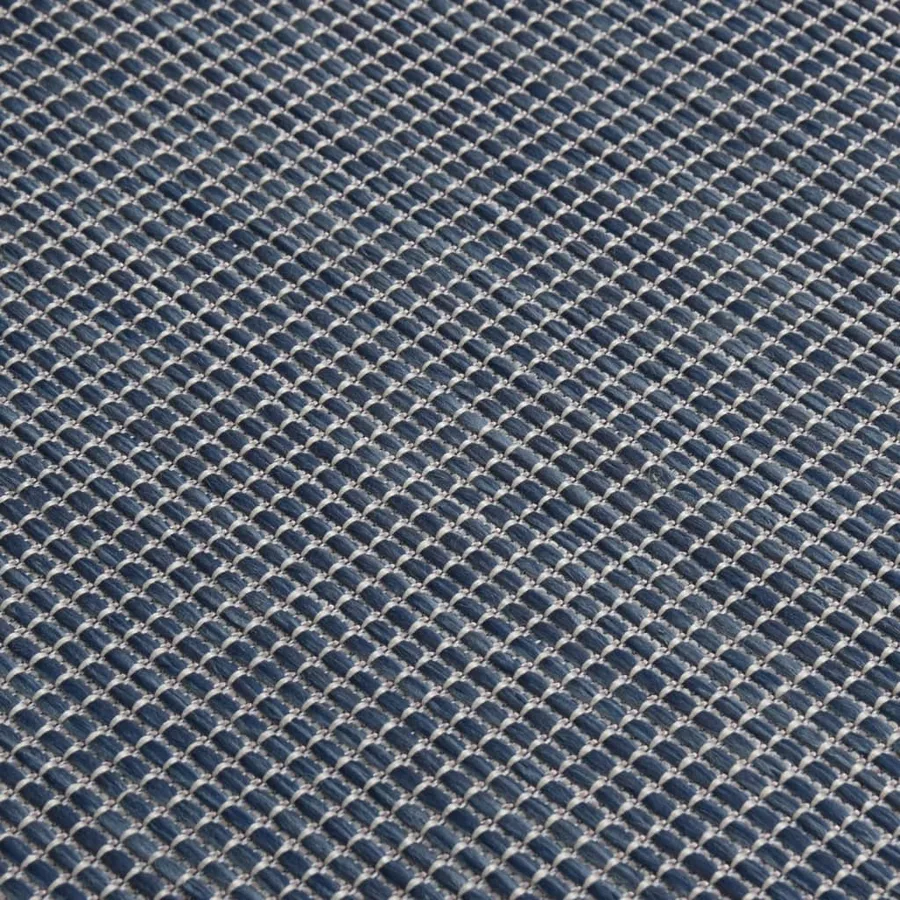 Tapis à tissage plat d'extérieur 200x280 cm Bleu - 5