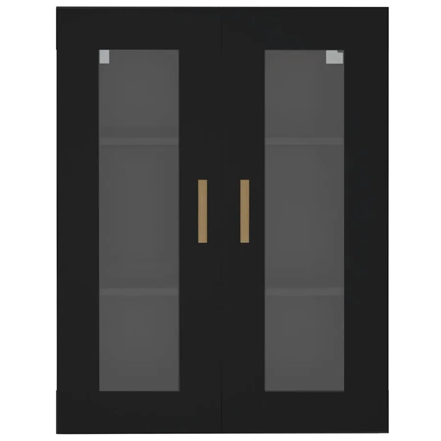 Armoire murale suspendue Noir 69,5x34x90 cm - 3