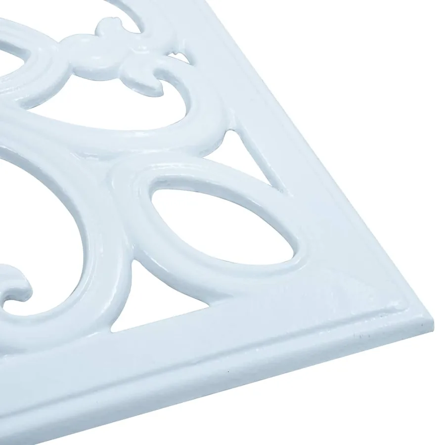 Socle de parasol Blanc 12 kg 49 cm Fonte - 7