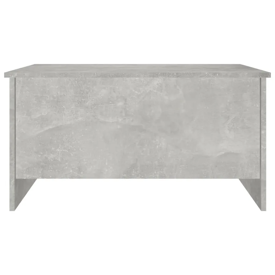 Table basse gris béton 80x55,5x41,5 cm bois d'ingénierie - 4