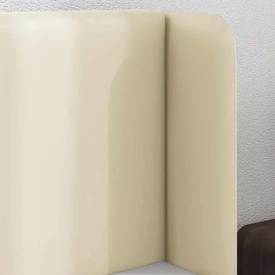 Oreille de tête de lit Crème 40,5 x 40,5 x 4 cm PVC - 4
