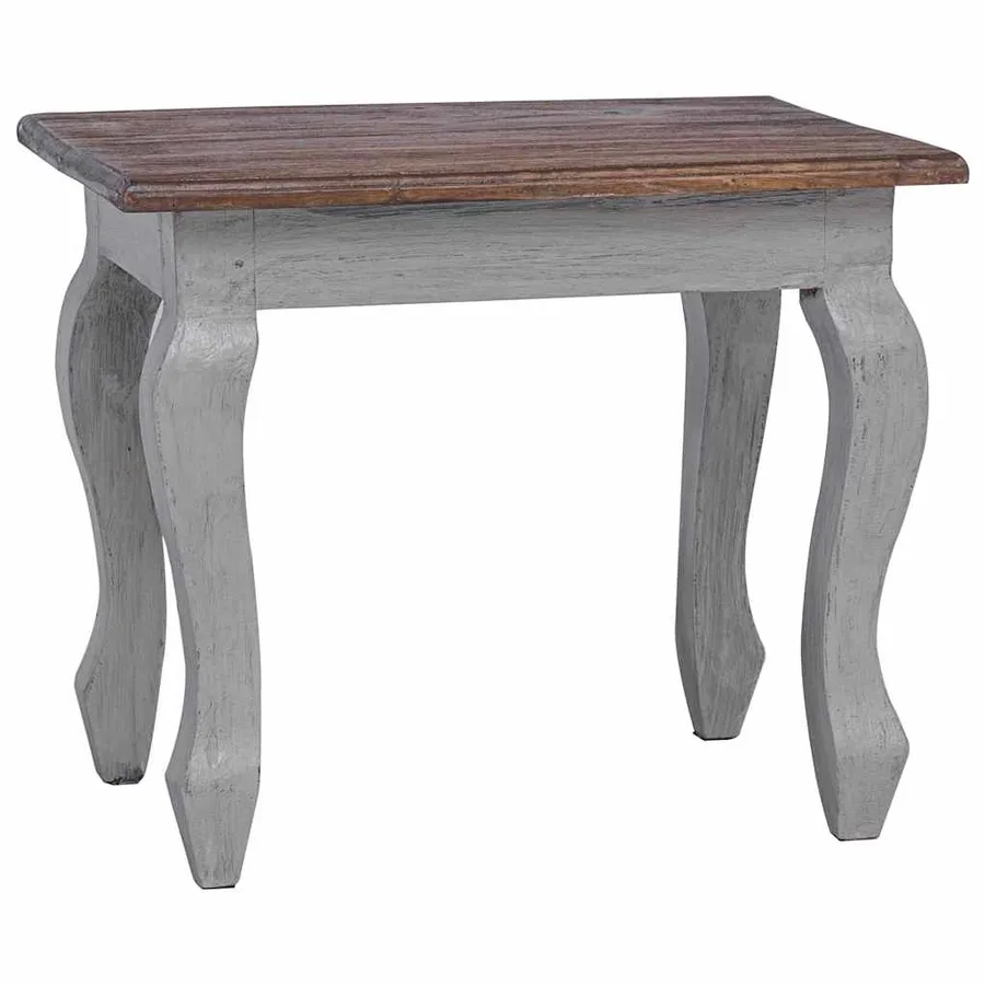 Ensemble de tables gigognes 3 pcs bois d'acajou massif - 6