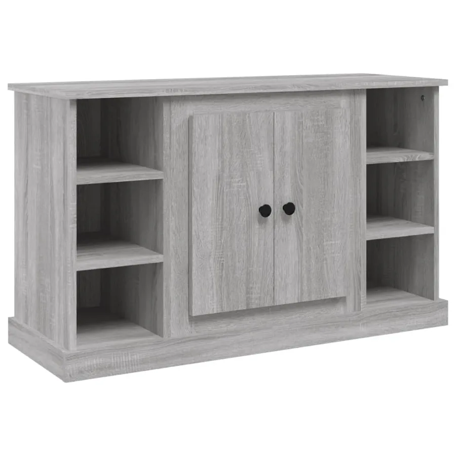 Buffet Sonoma gris 100x35,5x60 cm Bois d'ingénierie - 2