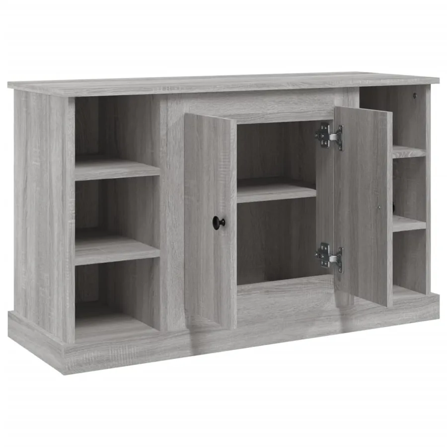 Buffet Sonoma gris 100x35,5x60 cm Bois d'ingénierie - 8