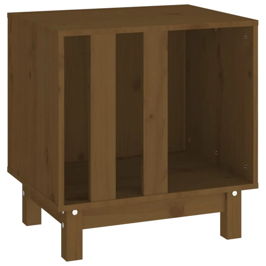 Niche pour chien Marron miel 50x40x52 cm Bois de pin massif - 2