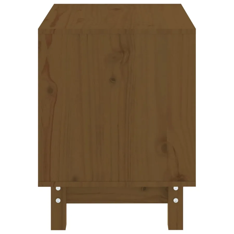 Niche pour chien Marron miel 50x40x52 cm Bois de pin massif - 5