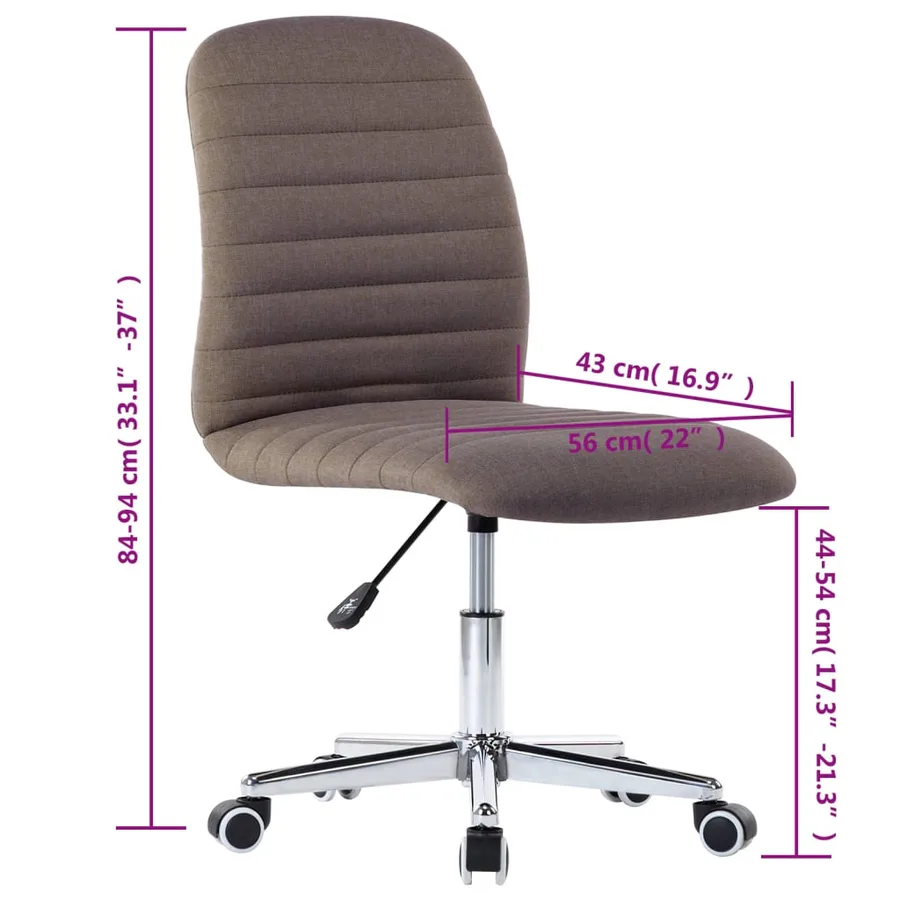 Chaises à manger lot de 2 taupe tissu - 10