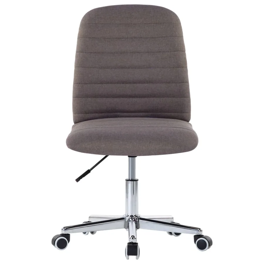 Chaises à manger lot de 2 taupe tissu - 4