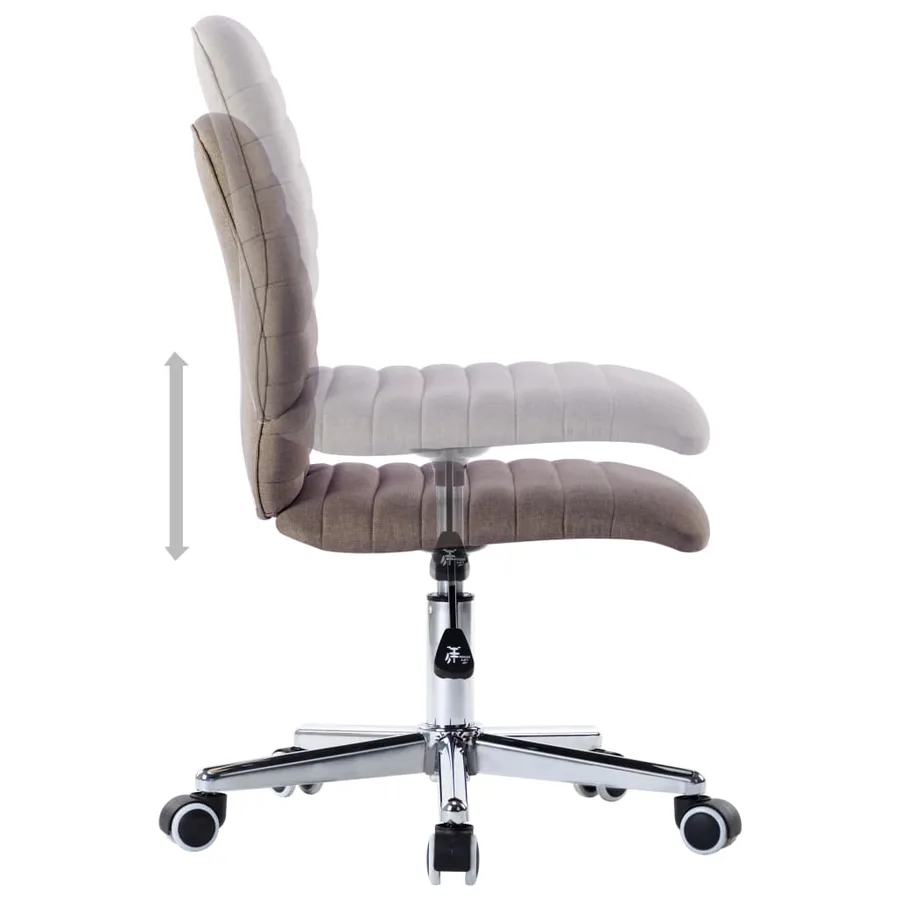 Chaises à manger lot de 2 taupe tissu - 6