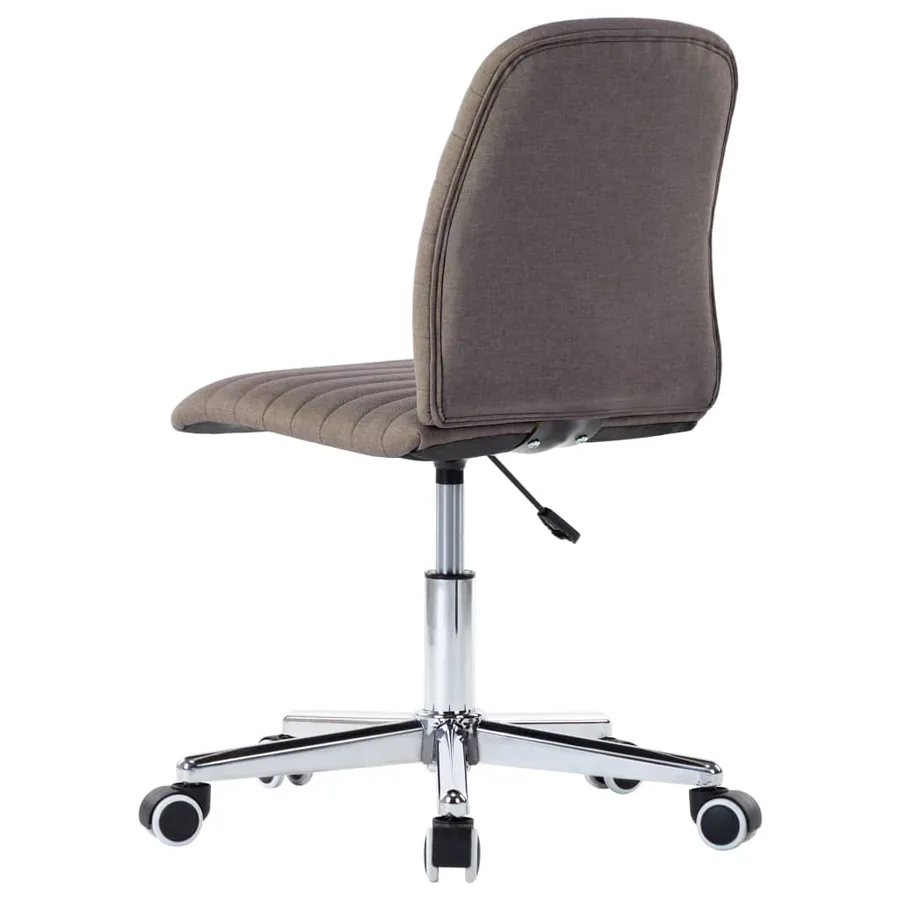 Chaises à manger lot de 2 taupe tissu - 7