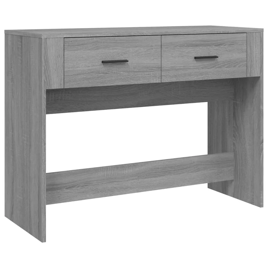 Table console Sonoma gris 100x39x75 cm Bois d'ingénierie - 2