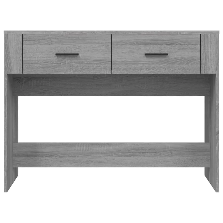 Table console Sonoma gris 100x39x75 cm Bois d'ingénierie - 6