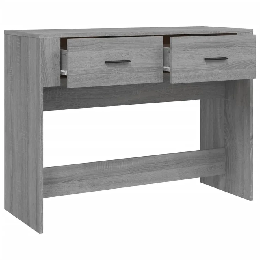 Table console Sonoma gris 100x39x75 cm Bois d'ingénierie - 7