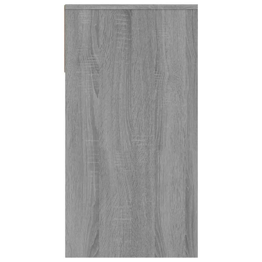 Table console Sonoma gris 100x39x75 cm Bois d'ingénierie - 8
