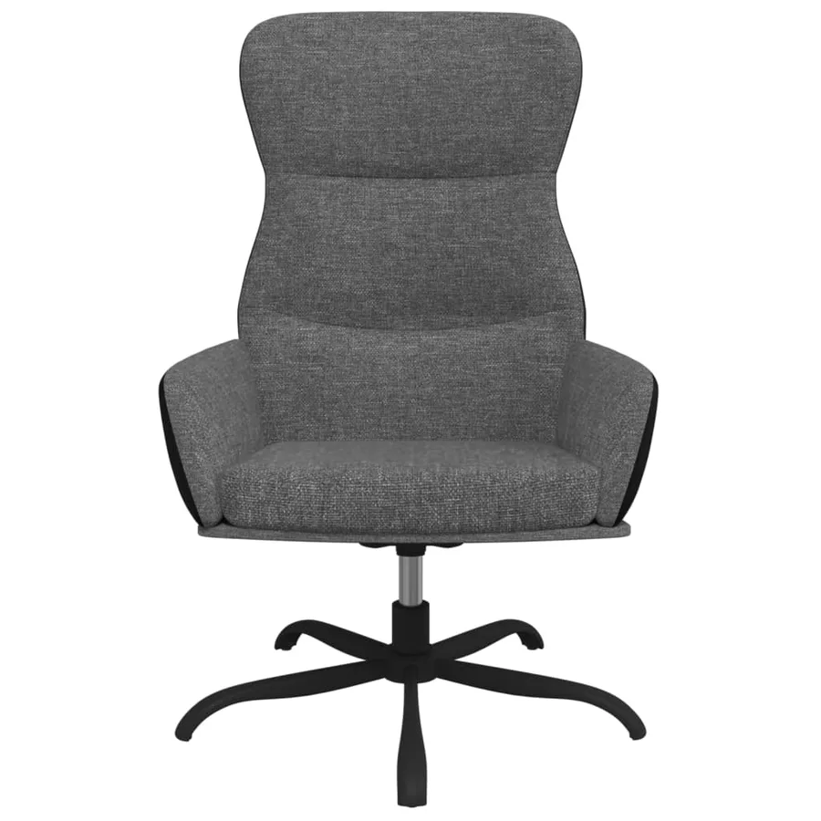 Chaise de relaxation Gris clair Tissu - 3
