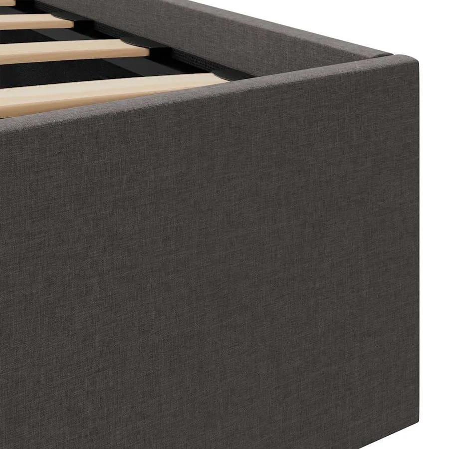 Cadre de lit à rangement hydraulique sans matelas 100x200 cm - 10