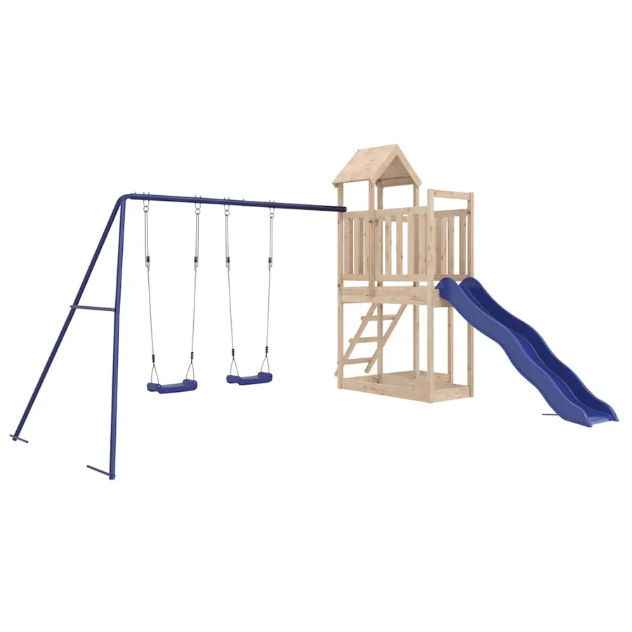 Aire de jeux d'extérieur bois de pin massif - 2