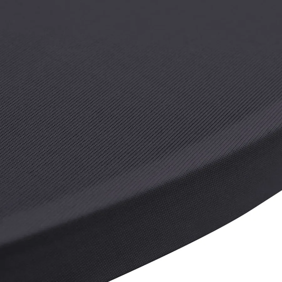 Housse de table extensible 80 cm 2 pcs Anthracite - 4