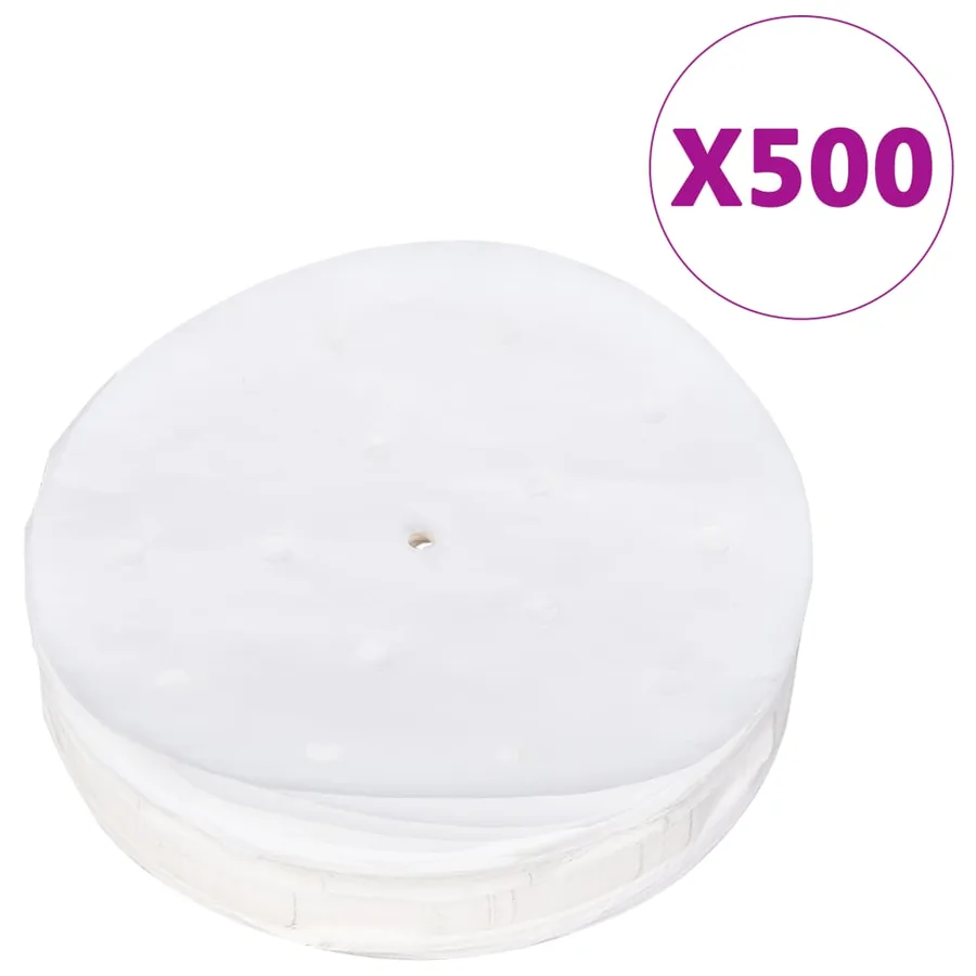 Presse à hamburger avec 500 feuilles de galettes Aluminium 13cm - 10