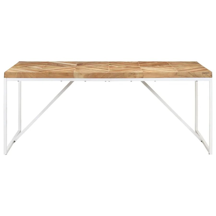 Table à manger 180x90x76 cm Bois massif d'acacia et de manguier - 2