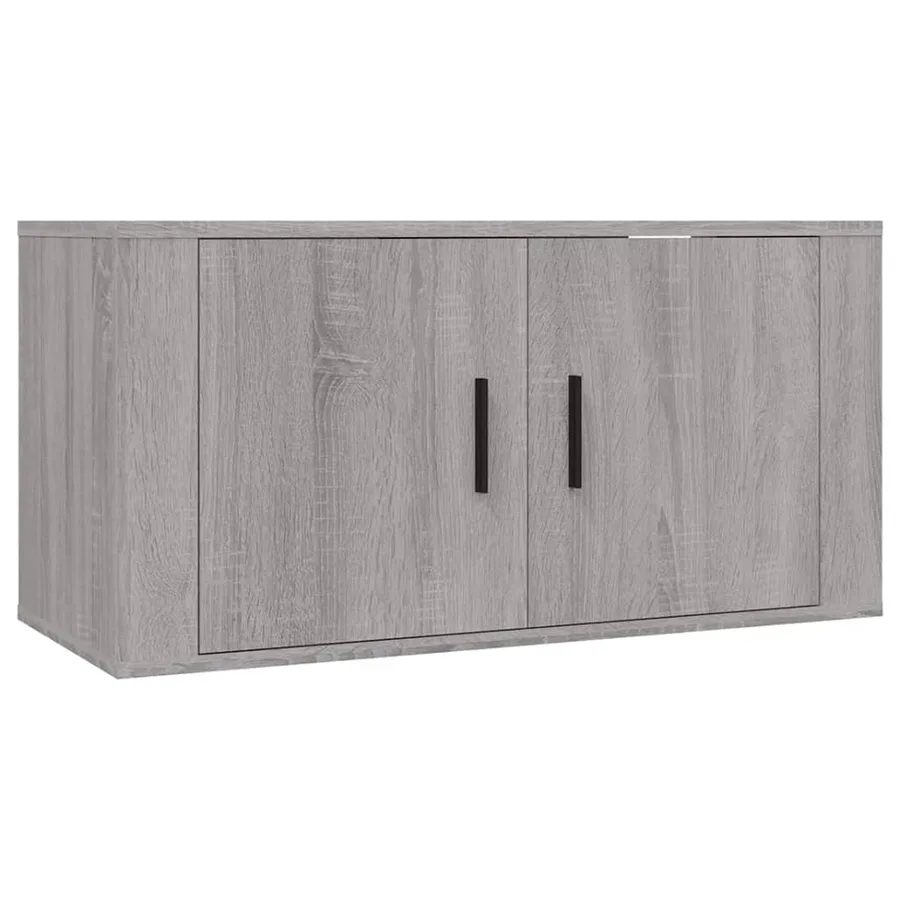 Ensemble de meubles TV 3 pcs Sonoma gris Bois d'ingénierie - 4