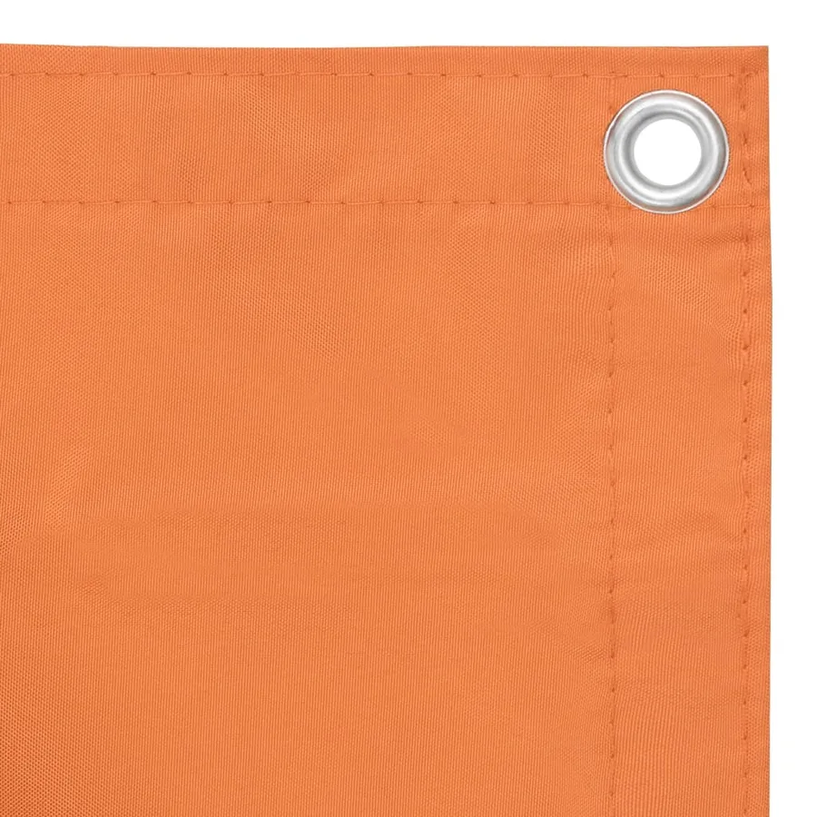 Écran de balcon Orange 75x600 cm Tissu Oxford - 2