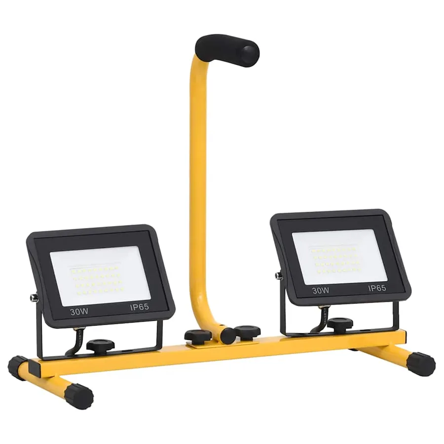 Projecteur à LED avec poignée 2x30 W Blanc froid - 3