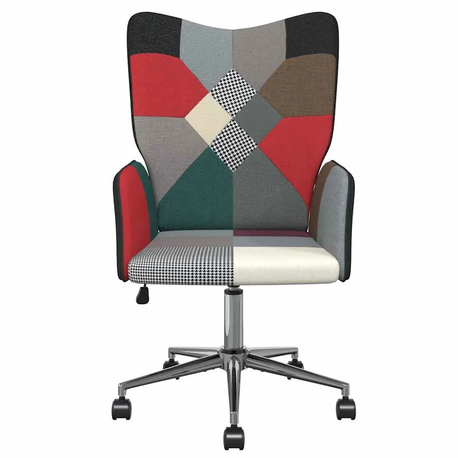 Chaise de relaxation Patchwork Tissu - 3